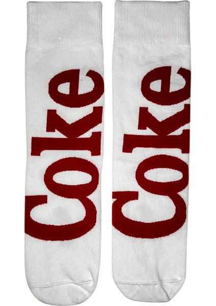 Coke And Pop Corn Kombinasyonlu Corap Seti