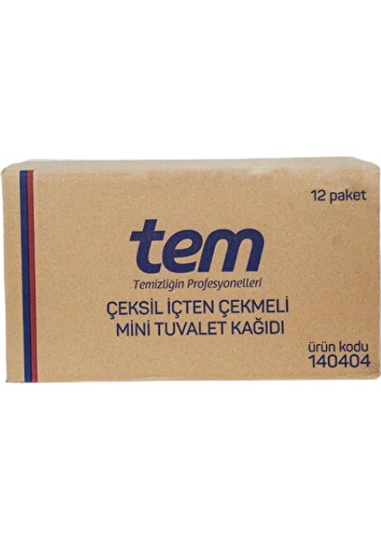 Çeksil Içten Çekmeli Mini Tuvalet Kağıdı 1 Koli 12 Paket modelleri