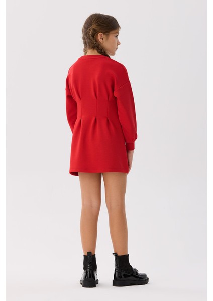 Bg Store Kız Çocuk Kırmızı Elbise
