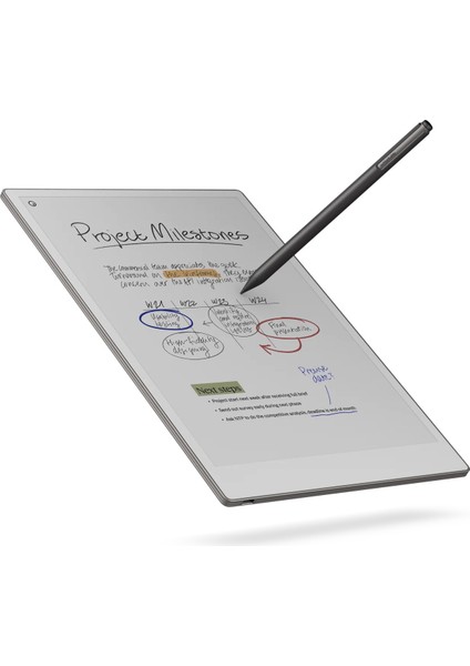 Paper Pro + Marker Plus Kalem + Mozaik Dokuma Basalt Kılıf