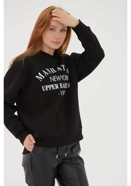 Kadın Sweatshirt Siyah 24K0844K1 fiyatları