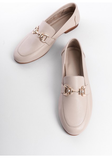 Deri Kadın Loafer