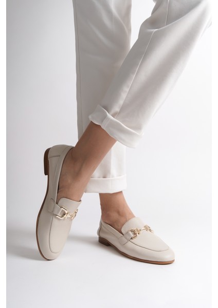 Deri Kadın Loafer