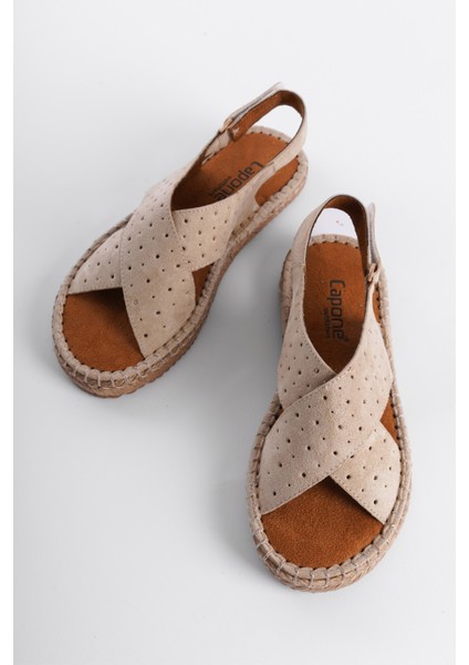 Çapraz Bantlı Kadın Espadril Sandalet modelleri