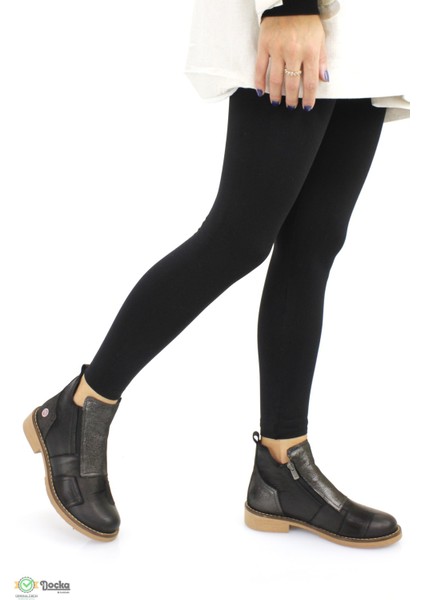 Kadın Ortopedik Hakiki Deri Bağcıksız Spor Tarz Bot M25/KB4195 fırsatları