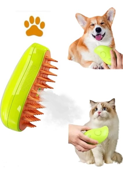 Buharlı Kedi Köpek Tüy Toplama Tarağı