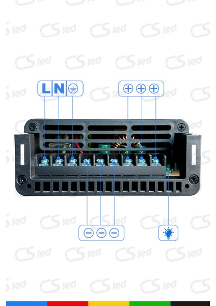 IP45 Yağmur Korumalı 12V 33.3A Güç Kaynağı 400W LED Sürücü Ac/dc Trafo Dönüştürücü modelleri