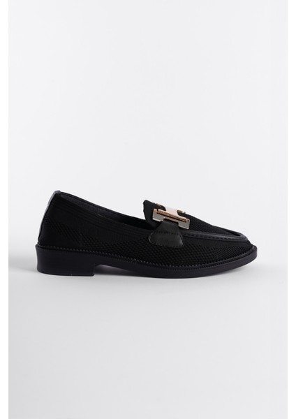 Capone Outfitters Triko H Tokalı Kadın Loafer Ayakkabı