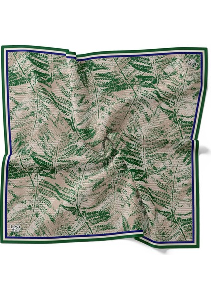 Tivil Ipek Eşarp 4120-1 Yeşil Karışık Desen