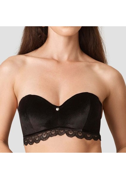Straples Dolgusuz Kadife Sütyen Takımı Ales 040706070 fiyatları