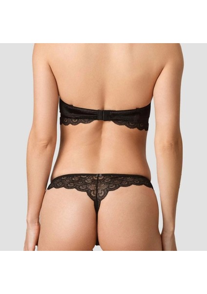 Straples Dolgusuz Kadife Sütyen Takımı Ales 040706070 modelleri