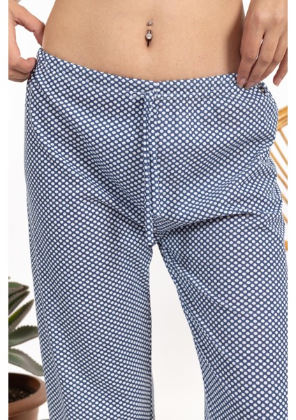 Kadın Noktalı Tek Alt Lacivert modelleri