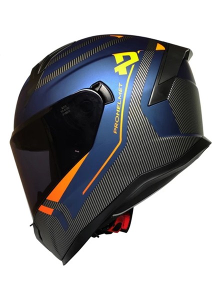 M-910 Mat Blue Güneş Vizörlü Motosiklet Kaskı (Siyah Camlı) fiyatları