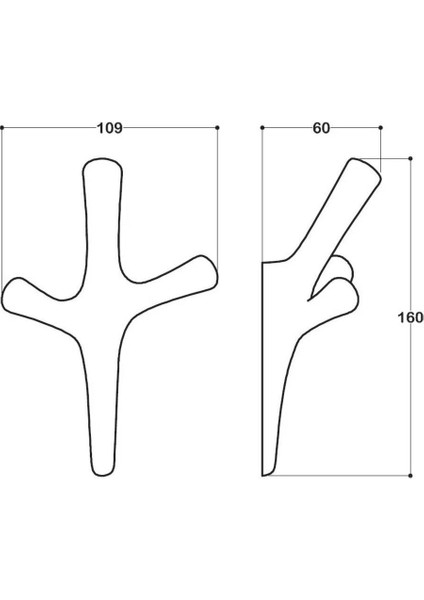 Portmanto Askısı Mayal Üçlü Krom 202075 fiyatları
