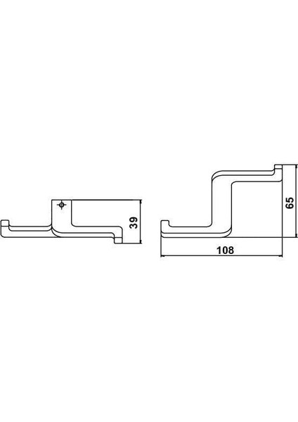 Ance Portmanto Askısı Ikili Parlak Krom 108*39*65 mm fiyatları
