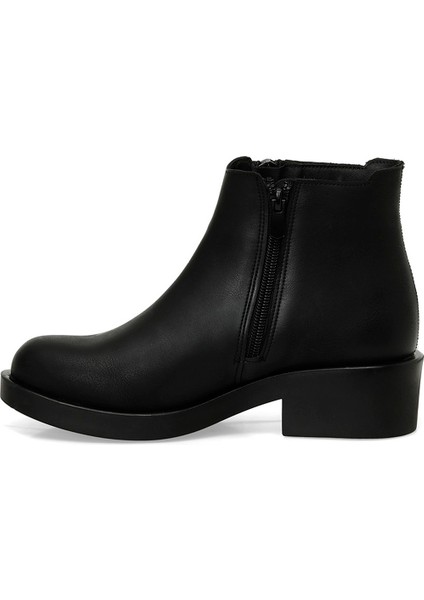 24K-855 4pr Siyah Kadın Düz Bot modelleri