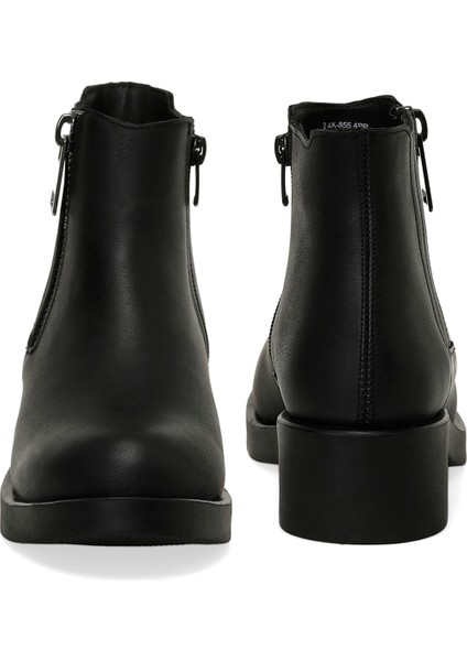 24K-855 4pr Siyah Kadın Düz Bot indirimleri