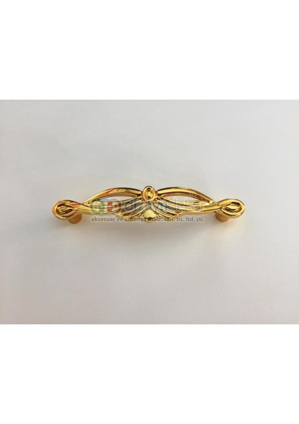 Altın Kaplama Desenli 128 mm Kulp