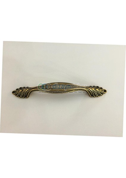 Antik Bronz Kaplama Desenli 96 mm Kulp