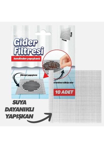 Kendinden Yapışkanlı Gider Filtresi