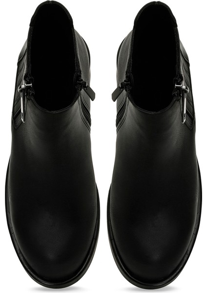 24K-855 4pr Siyah Kadın Düz Bot fırsatları