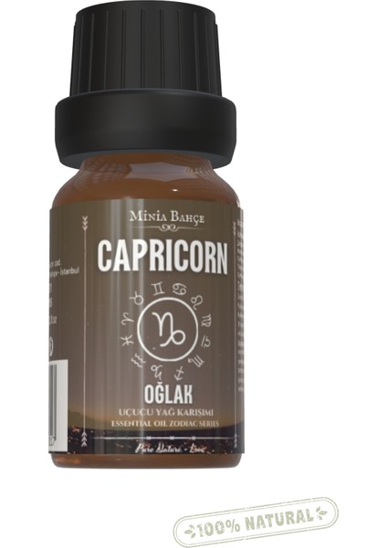 Oğlak Burcu - Capricorn, Uçucu Yağ Karışımı, 10ML