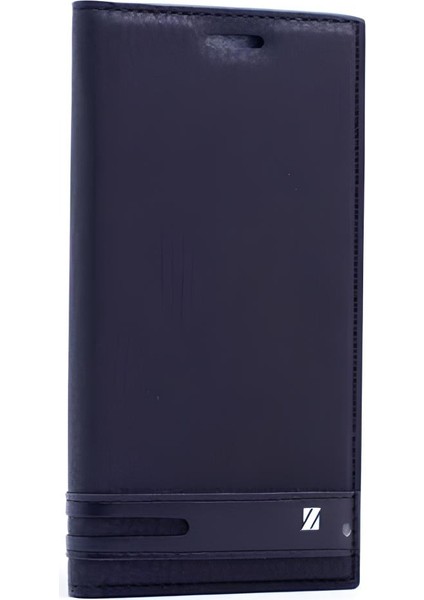 Galaxy Note 4 Kılıf Elite Suni Deri Kapaklı Kılıf