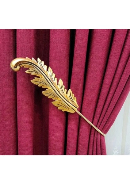 Yaprak Desenli Renso Perde Toplama Aksesuarı 2AD.