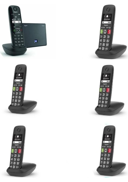 C530 Ip 6 Dahili Dect Telsiz Kablosuz Telefon Santrali