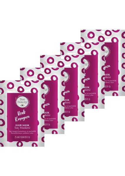 Renk Koruyucu Saç Maskesi 25 ml x 5 Adet