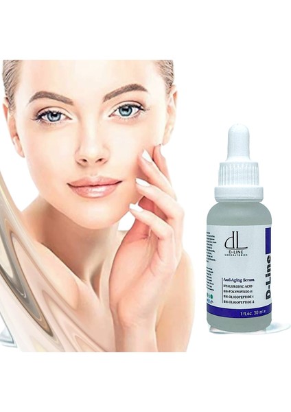 ANTİ-AGİNG SERUM, Yaşlanma karşıtı,  Kollajen destekli, Hyaluronik asit, Genç görünümü koruma