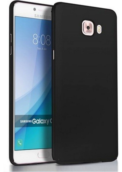 Samsung Galaxy C5 Pro Premium Silikon Kılıf Siyah