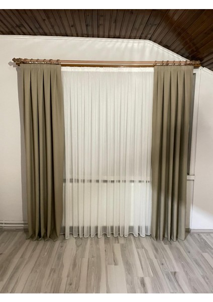 Ahşap Rustik Raylı 1.50M