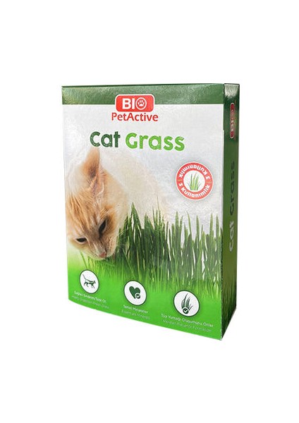 Bio Petactive Bio Pet Active Grass Kit Natual Kedi Çimi