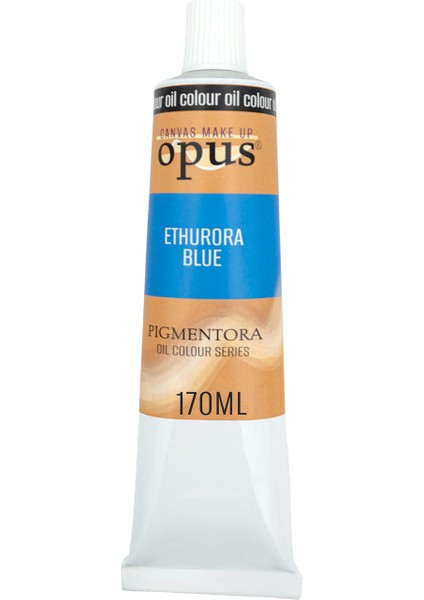 Yağlı Boya 40 ml 5 Renk Sarı Beyaz Mavi Siyah Kırmızı Pigmentora Oil Colour Serie