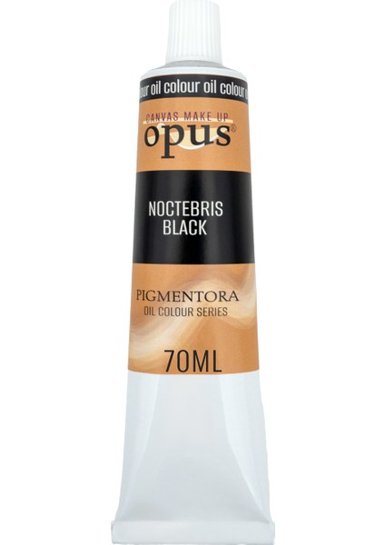 Yağlı Boya 40 ml 5 Renk Sarı Beyaz Mavi Siyah Kırmızı Pigmentora Oil Colour Serie