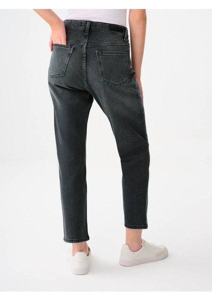 Kadın Jean Pantolon Mavi LF2037085 Mom fırsatları