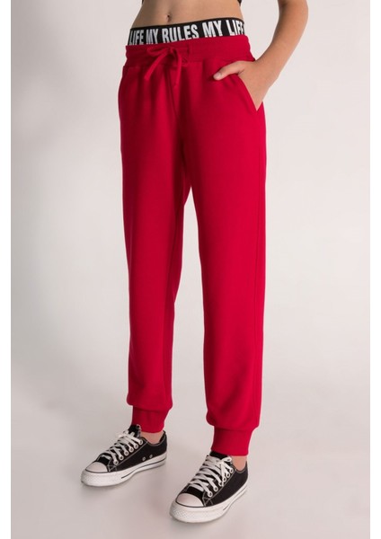 10-15 Yaş Kız Çocuk Crop Sweat ve Eşofman Altı 3'lü Takım