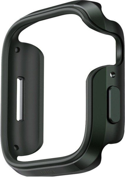 Apple Watch 45MM Kasa Koruyucu Metalik Görünüm Valencia Serisi Camlı Kasa