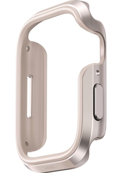 Apple Watch 45MM Kasa Koruyucu Metalik Görünüm Valencia Serisi Camlı Kasa