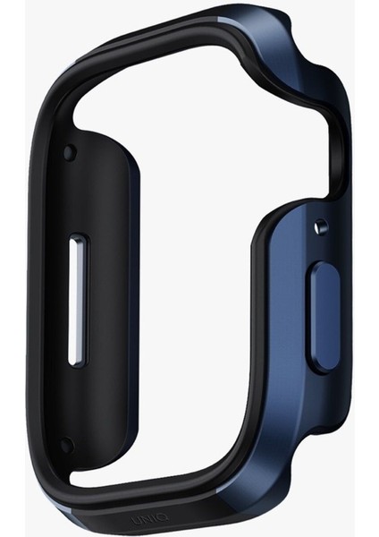 Apple Watch 45MM Kasa Koruyucu Metalik Görünüm Valencia Serisi Camlı Kasa