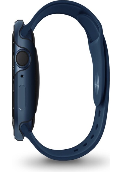 Apple Watch 45MM Kasa Koruyucu Metalik Görünüm Valencia Serisi Camlı Kasa fiyatları