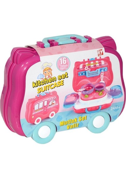562 By Toys, 16 Parça Mutfak Set Valizim / +24 Ay
