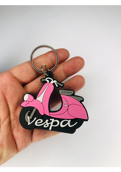 Vespa Motorsiklet Anahtarlık