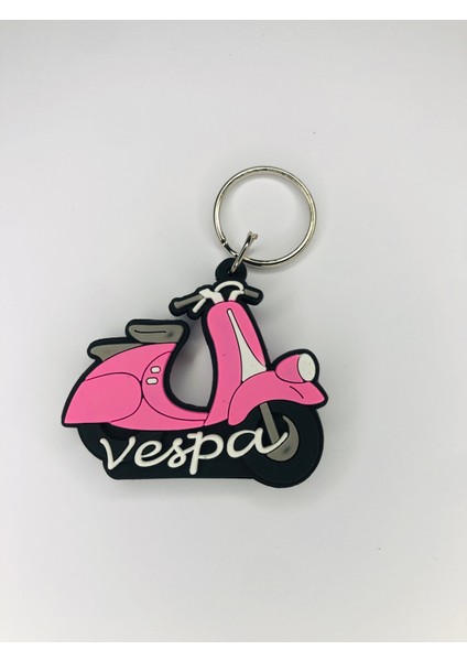 Vespa Motorsiklet Anahtarlık