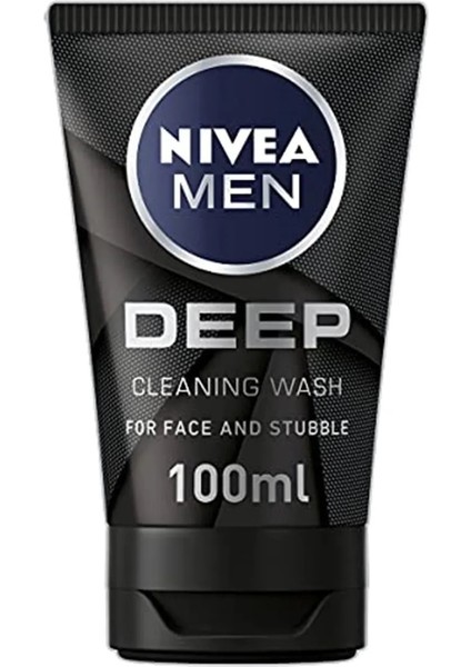 Deep Dimension Yüz & Sakal Temizleme Jeli, 100 ml Yüz Temizleyici