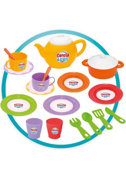 03021 Candy Ken Ev Çay Set -Dede