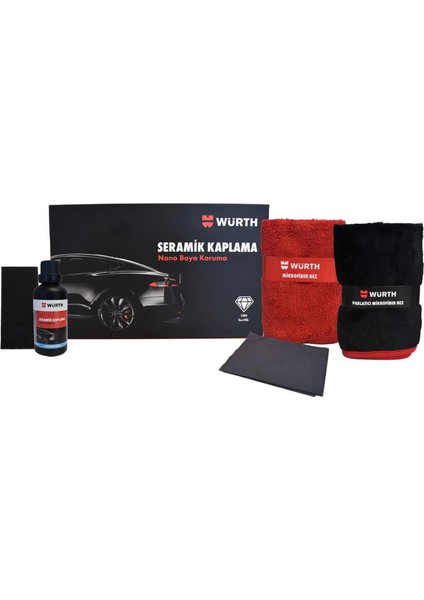 Würth 10H Seramik Kaplama Seti Nano Boya Koruma 50Ml