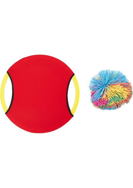 Açık Trambolin Kürek Diskli Disk Top Bahçe Çim Oyun Çocuk Oyuncakları Kırmızı (Yurt Dışından)