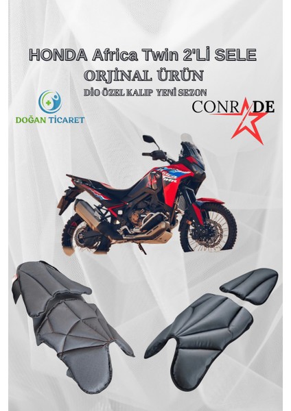 Honda Africa Twin 2'Li Konfor Sele – Yüksek Rahatlık Ve Uzun Süreli Konfor Sağlayan Tasarım